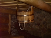 Šalto vandens kibiras pirtyje
